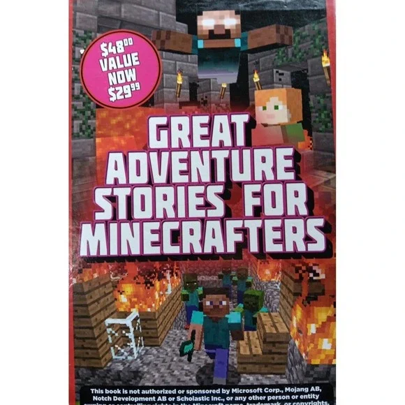 Great Adventure Stories for Minecrafters 6 Book Box Set by Danica Davidson