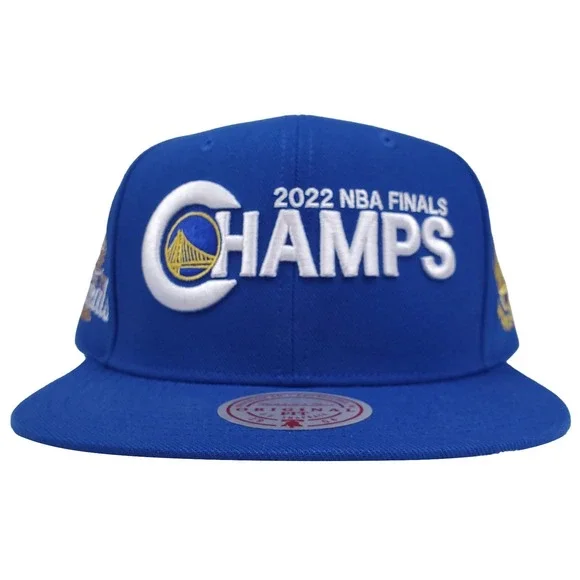 Golden State‎ Warriors Mitchell & Ness NBA Snapback Hat 3D Logo 2022 Champs NWT