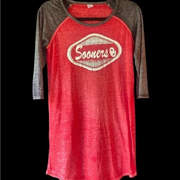 Sideline Apparel Oklahoma Sooners  Nightgown Womens Size S.