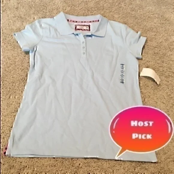Old Navy Girls size xlarge 12/14  light blue polo