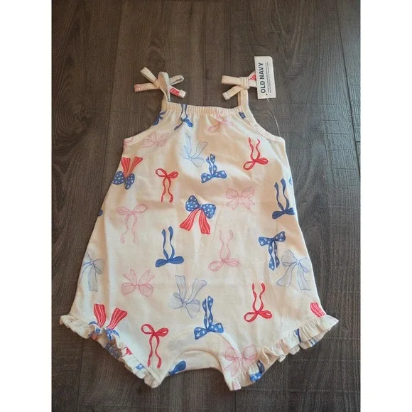 Old navy baby girl romper 6-12 mos