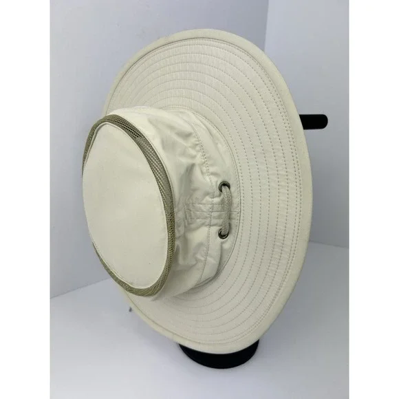 Henschel Hat USA Safari Sun Hat Khaki Wide Brim Mesh Vent Medium Outdoor Mens