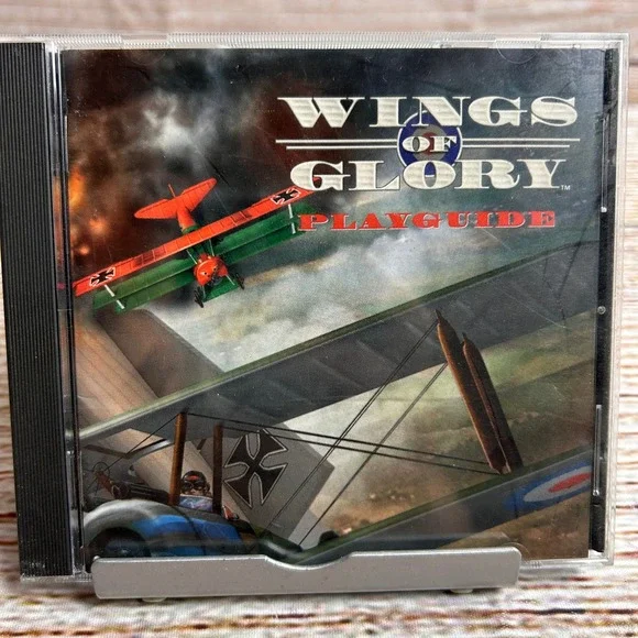 Wings of Glory PC CD-ROM 1994 Origin Systems WWI Flight Simulator with Playguide