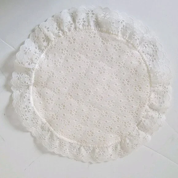 Vintage Doily White Lace 12