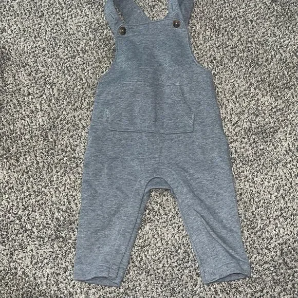 Old navy - fleece romper - 6-12 months - gray