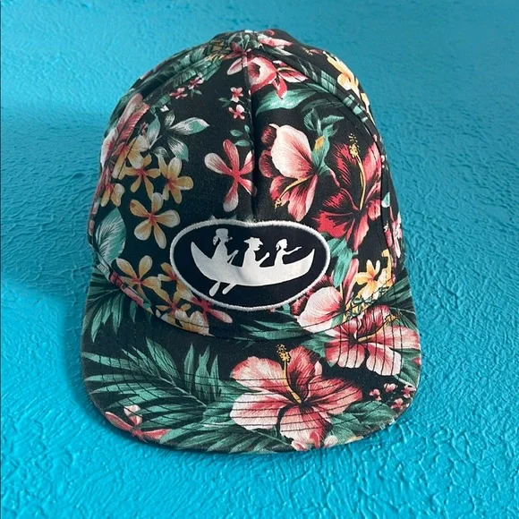 Floral Hawaiian Cap