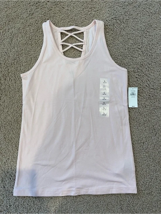 OLD NAVY Girls Summer Retro Boho Fitted Crisscross Back Tank Top
