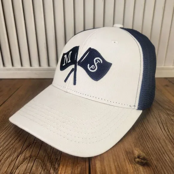 Minnesota Twins Sheboygan Sausage Company Melonwear Snapback Hat Cap White Blue