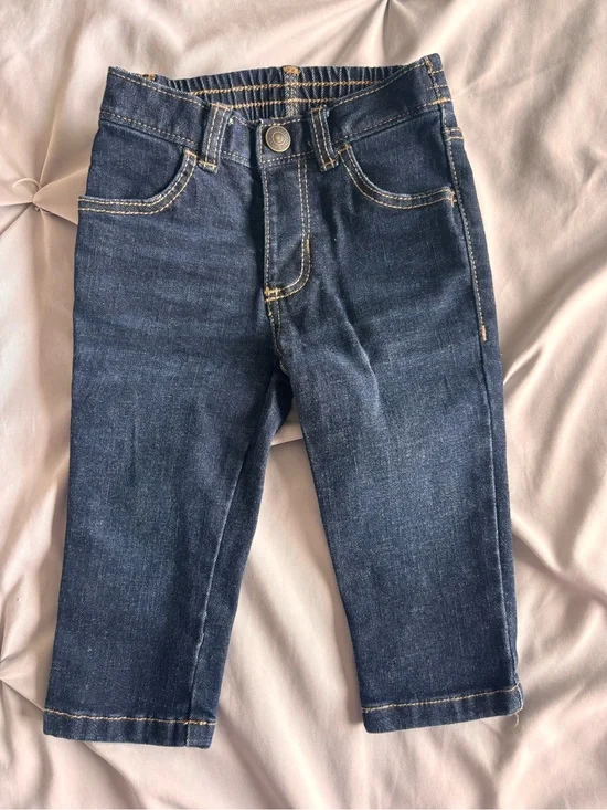 Old Navy Kids Dark Blue Denim Jeans Boys Size 12-18 Months
