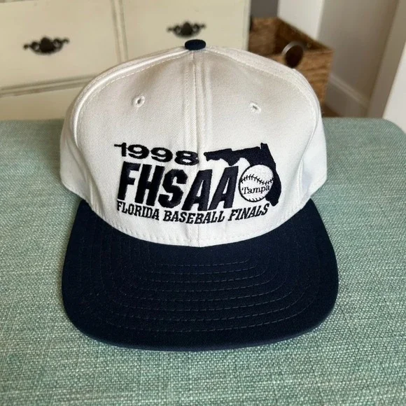 Vintage New Era‎ 1998 FHSAA Florida Baseball Finals Tampa Snapback Hat Med Large