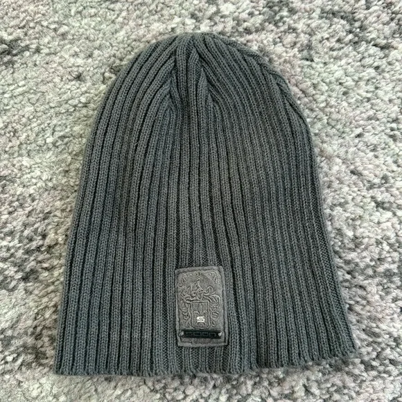 Scion Grey Ribbed Unisex Beanie