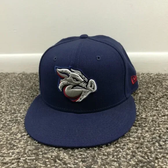 Lehigh Valley Iron Pigs Hat Cap New Era Navy Blue Size 7