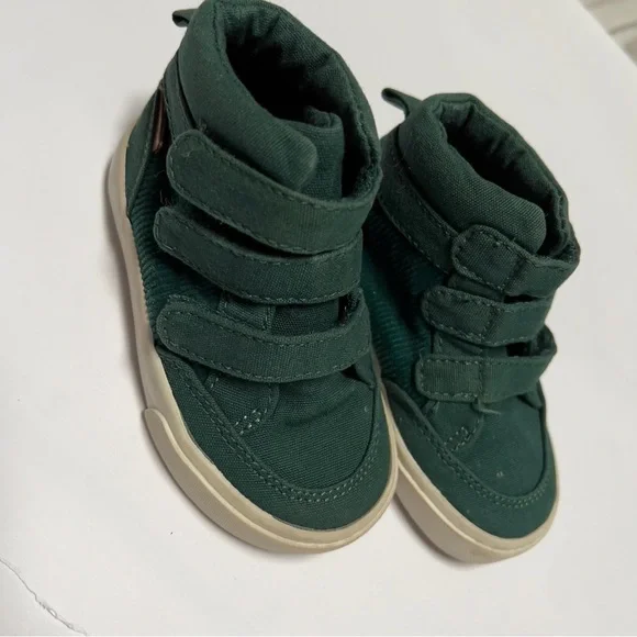 Old Navy Toddler High-top Sneakers Triple -Strap  Green size 5