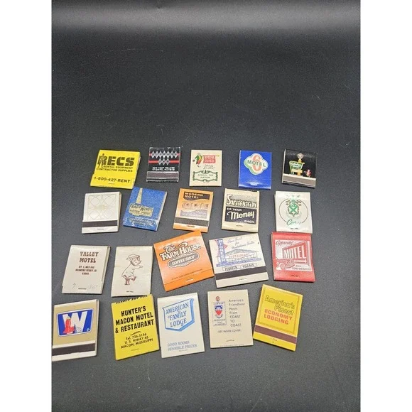 Lot Of 20 Vintage Matchbooks