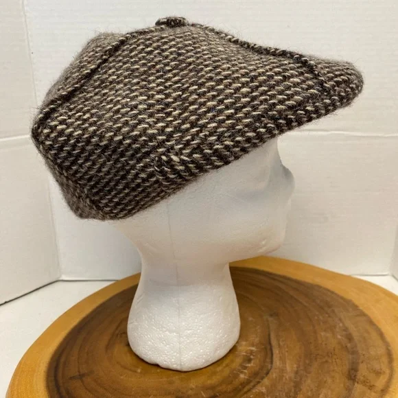 Huntington handmade by Millars Wool Paperboy Cap News Boy Cap Peaky Blinders