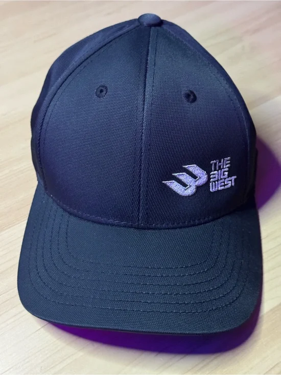 Big West Sport-Tek Black Embroidered Logo Cap