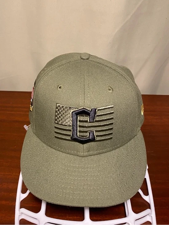 Chicago Cubs New Era On Field  59Fifty Armed Forces Day  Baseball Cap 7 1/4