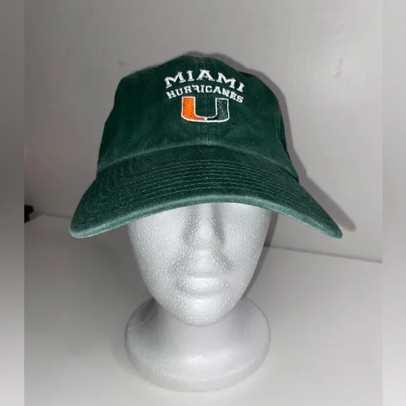 Miami Hurricanes Green Cap‎