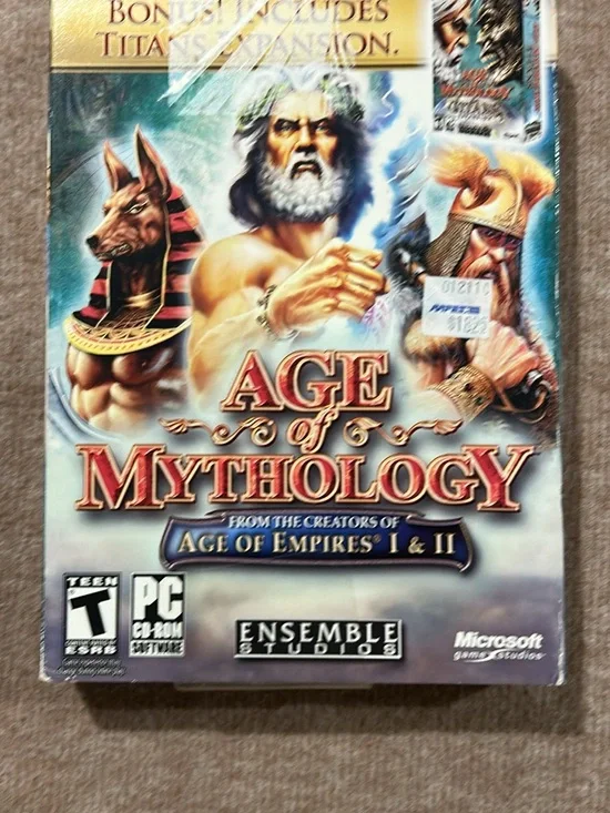 Microsoft Age of Mythology PC Game - Blue, Gold, White