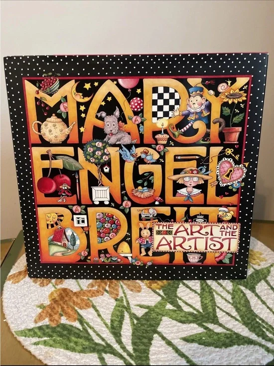 1996 Mary Engelbreit “The Art And The Artist” EUC Book
