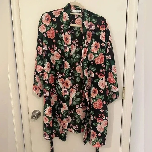 Vintage Val Mode Lingerie Robe Large
