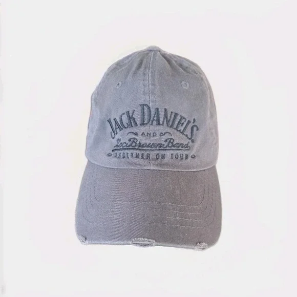Zack Brown Band Jack Daniels Together On Tour Gray Distressed Baseball Cap