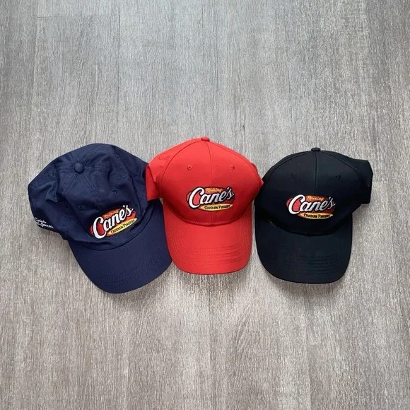 Raising Canes Bundle Logo Hats/ Baseball Hats Caps One Size Merch 1471