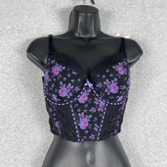 Victorias Secret Dream Angels Demi Bra Corset Bustier Womens S DD Y2K