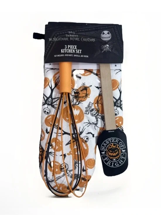 Disney The Nightmare Before Christmas Kitchen Tool Set - Orange & Black