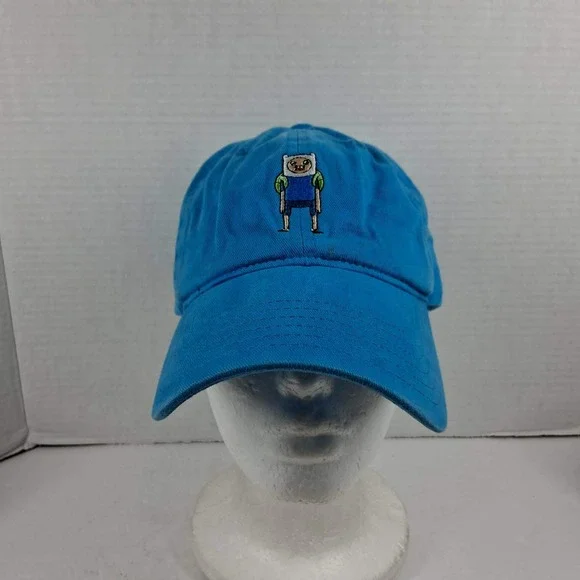 Adventure Time Finn the Human Blue Baseball‎ Cap Hat Cartoon Network Adjustable