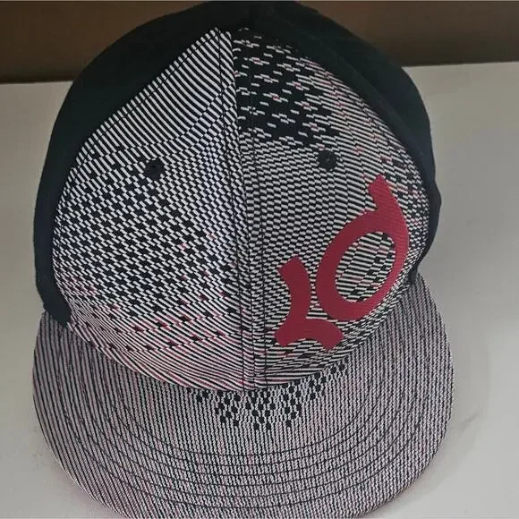 Nike Hat Cap Snap Back KD Black Red Mens One Size Basketball NBA Kevin Durant
