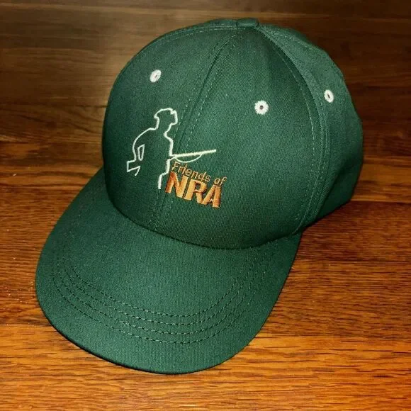 Friends of NRA Committee‎ Member Green Cap Hat Adjustable Made in USA Americap