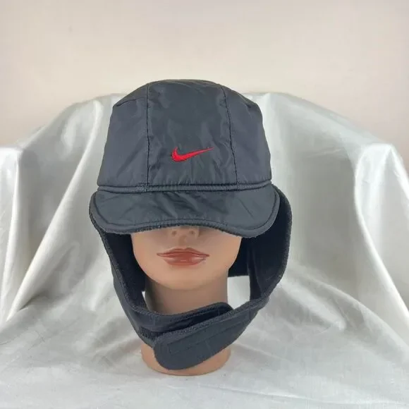 Vintage Nike Nylon/Fleece Dog Ear Hat Cap