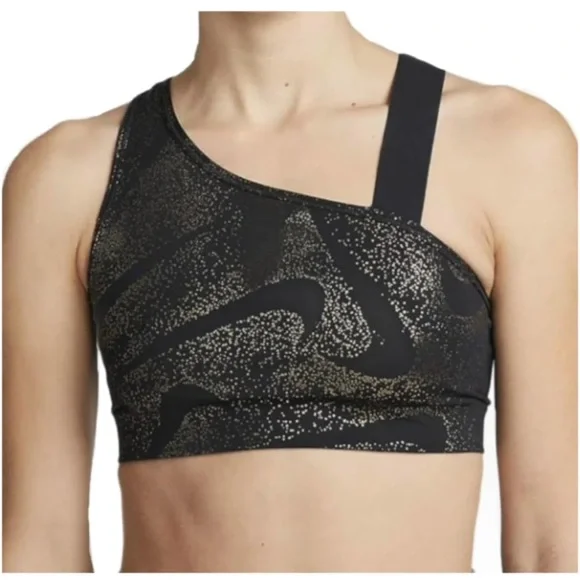 Nike Women's Non-Padded Asymmetrical Dri-FIT Sports Bra Small