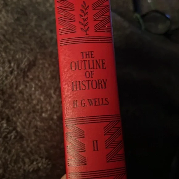 THE OUTLINE OF HISTORY H G WELLS HARDCOVER VINTAGE BOOK 1956 VOLUME 2