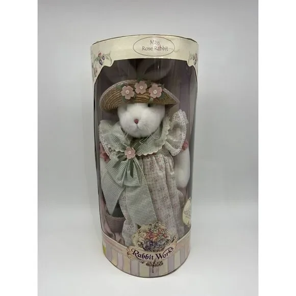 Rabbit Works Miss‎ Rose Rabbit brand new collectible Vintage