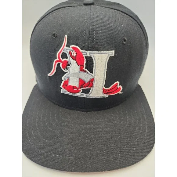 MiLB Hickory Crawdads VTG New Era Snap Back  Made In The USA