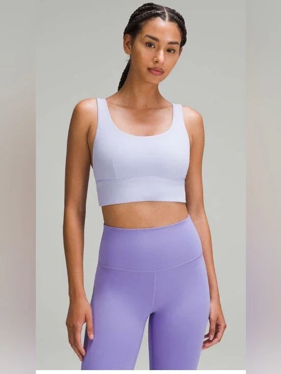 Lululemon Align Bra *Light Support, C/D Cup Lilac Smoke Purple 2 EUC Perfect