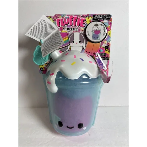 Fluffie Stuffiez Treats 3 Ways To Play Pull It, Reveal‎ It, Stuff It Toy Plushy