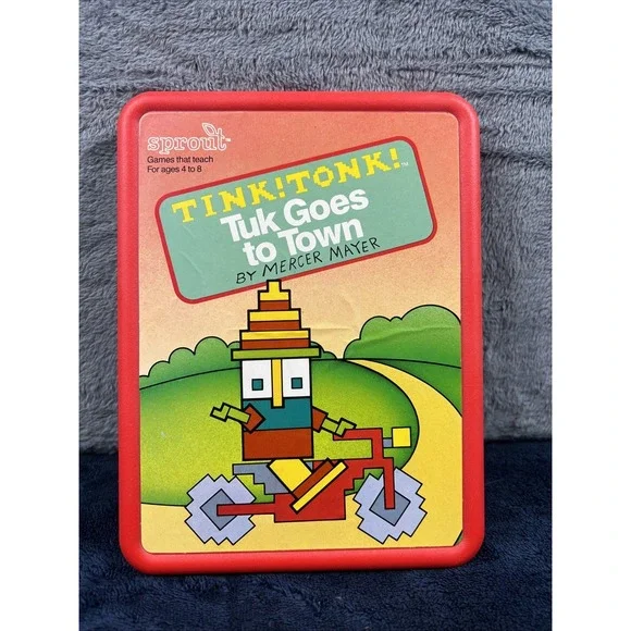 Tink Tonk‎ Tuk Goes To Town By Mercer Mayer Atari Computer Game - Complete!