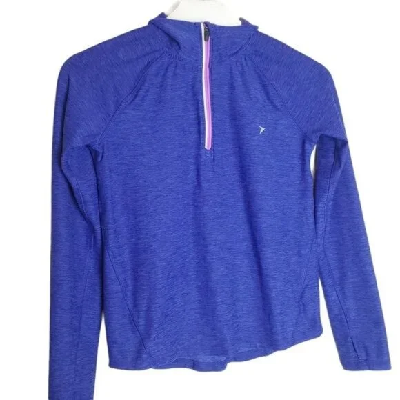 OLD NAVY ACTIVE Girls Jacket Blue Active Sports‎ Athletic Fitness Large 10/12