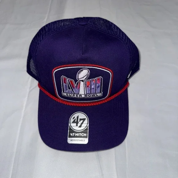 49ers /Chiefs New Era Super Bowl LVIII Las Vegas Purple Snapback  One Size