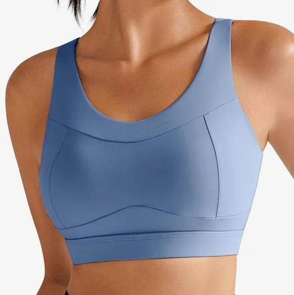 Running Girl Women's Workout Athletic Sports Bra 2XL