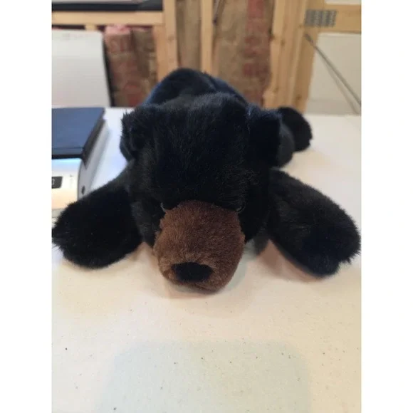 Aurora World Inc Bear Hand Puppet Black‎ Brown Nose