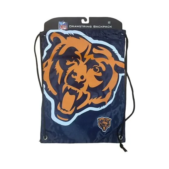 NFL Chicago Bears Drawstring Backpack Gym bag
