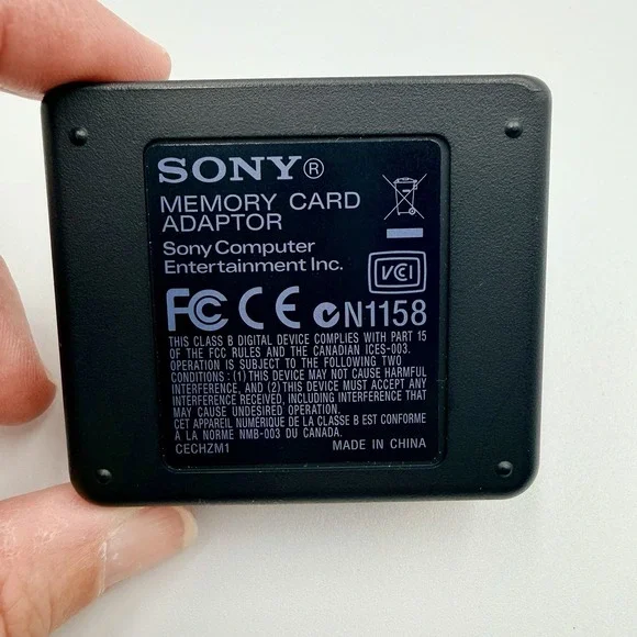 Sony PS3 Memory Card Adaptor CECHZM1 PlayStation 3 PS1 PS2 Performance Card Lot