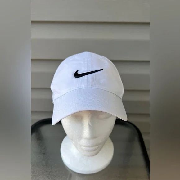Nike Dri Fit Legacy 91 White Swoosh Logo Strap Back SO