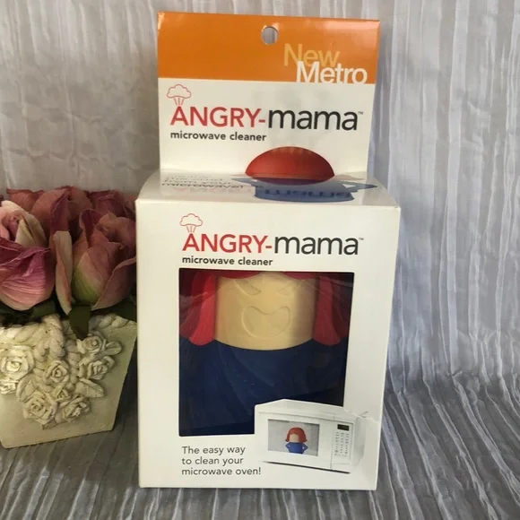 ANGRY MAMA steam cleaner Microwave Cleaner new in box kitchen cleaning item