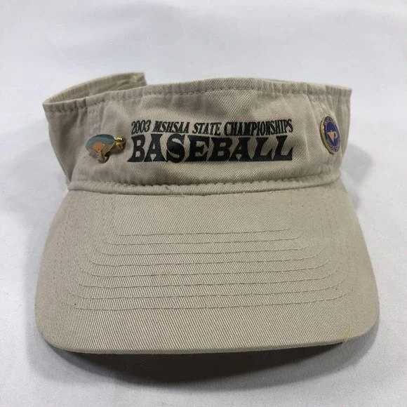 MSHSAA STATE CHAMPIONS 2003 BASEBALL VALLEY PARK HAWKS VISOR HAT CAP ADJUSTABLE