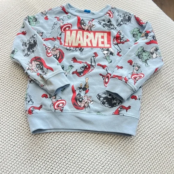 Old Navy Marvel Kids Gray Graphic Sweatshirt